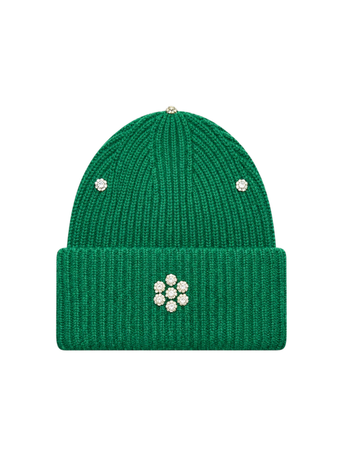 DARK GREEN KAPTURE MOMENTS BEANIE